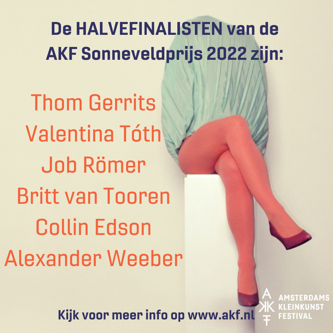 De 6 halvefinalisten van de AKF Sonneveldprijs 2022 zijn bekend!
